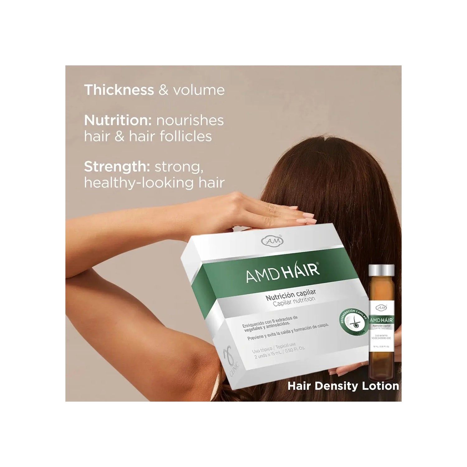 AMD Hair Growth Lotion – DHT Blocker & Follicle Stimulation Treatment