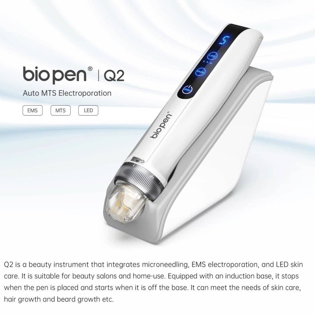 BIO PEN Q2 Triple Power Rejuvenation System – Professional Microneedling Device + FREE Recovery Duo