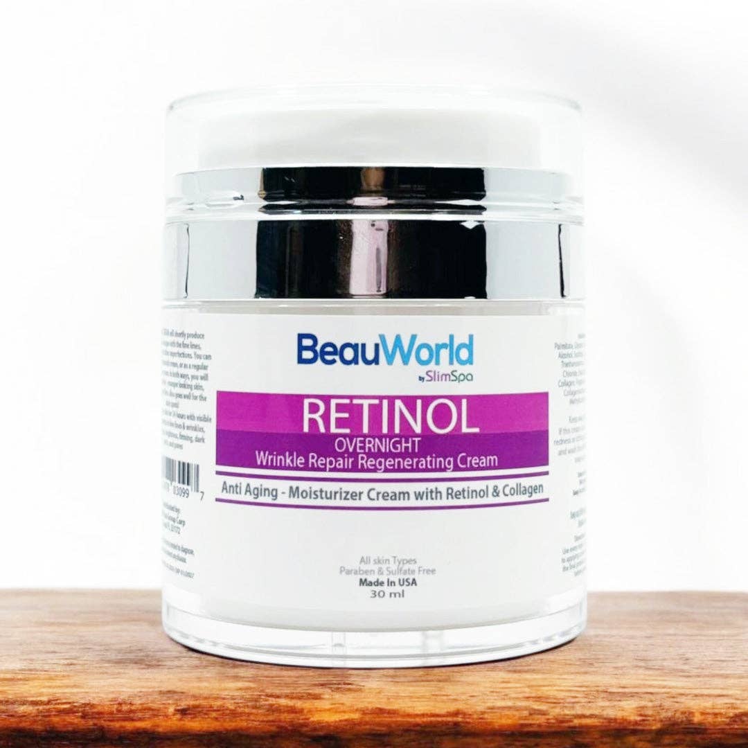 Retinol Overnight Wrinkle Repair Cream 50ml – Professional Anti-Aging Regenerating Treatment
