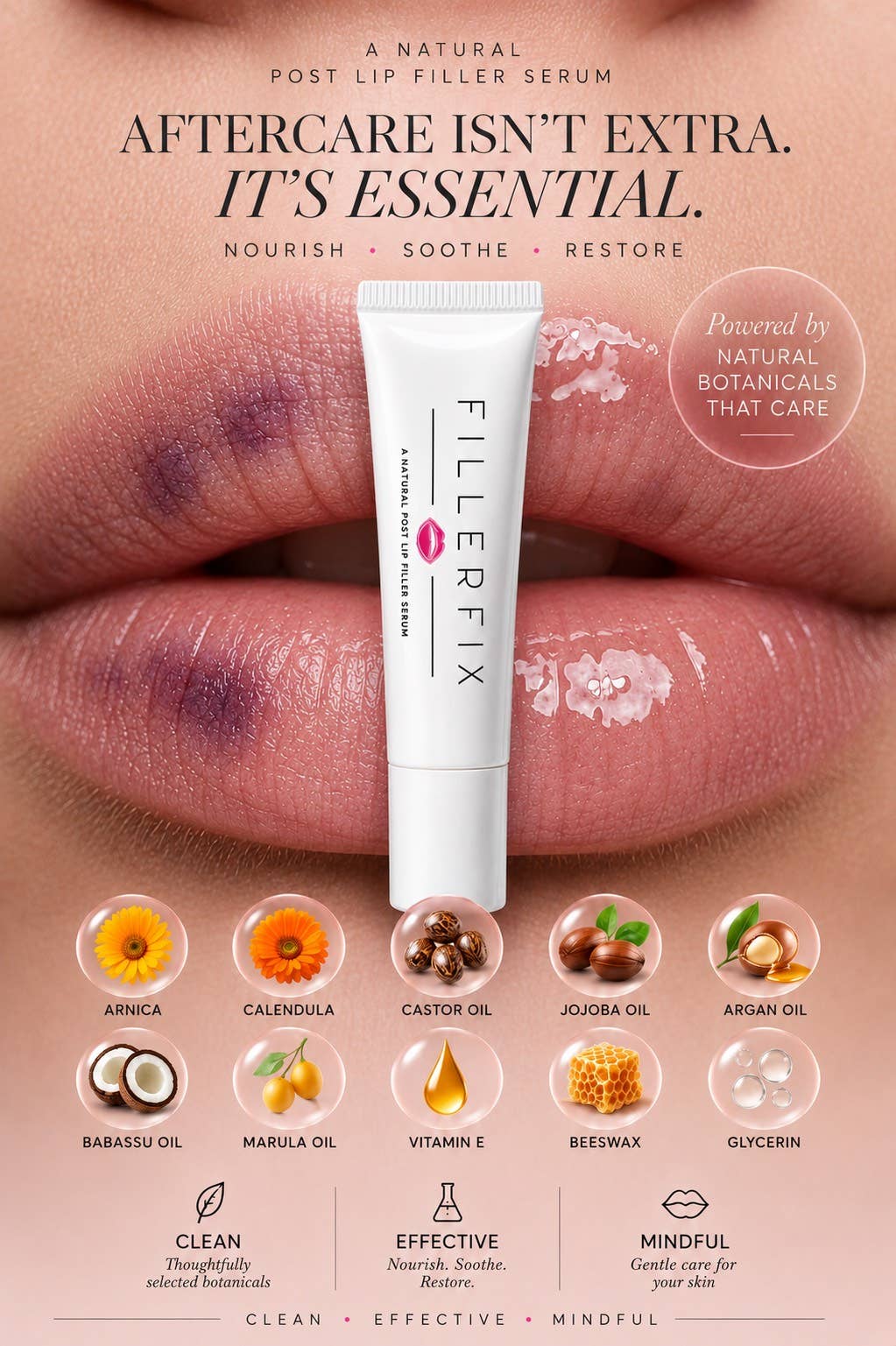 FillerFix – Lip Filler Aftercare Serum | Arnica Lip Care