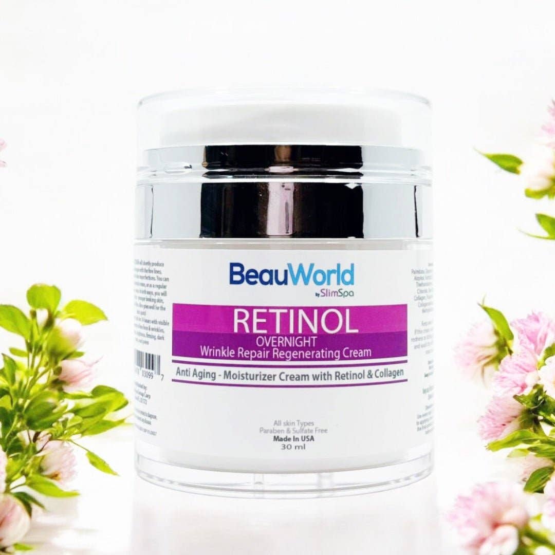 Retinol Overnight Wrinkle Repair Cream 50ml – Professional Anti-Aging Regenerating Treatment