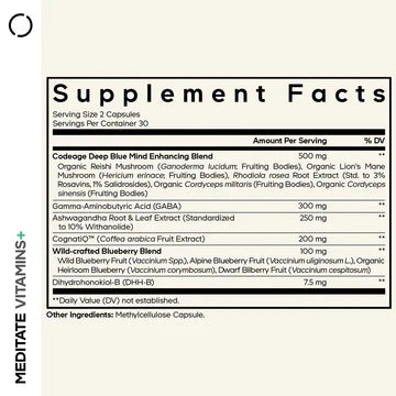 Meditate Vitamins by Codeage®
