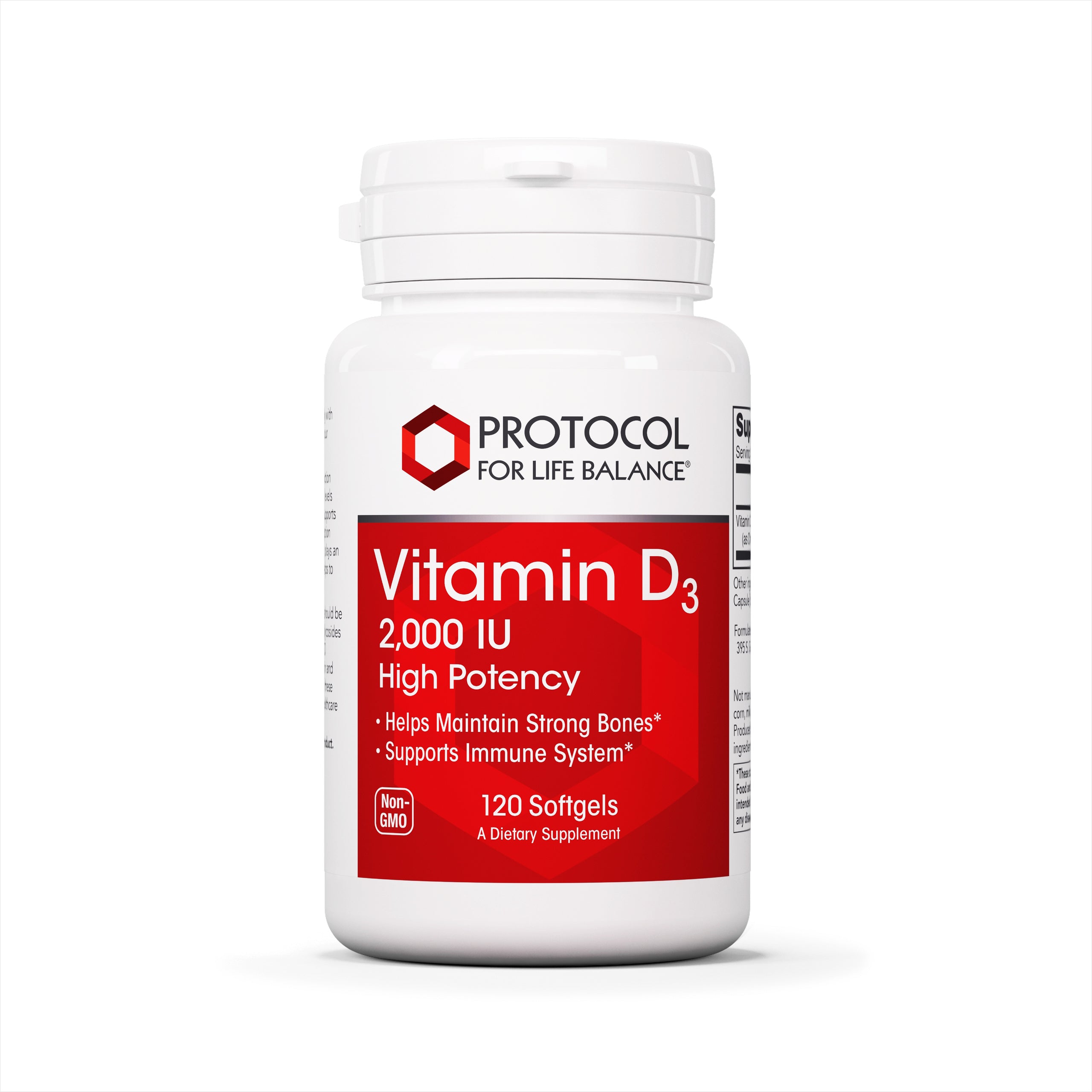 Protocol for Life Balance® - Vitamin D3 2,000 IU