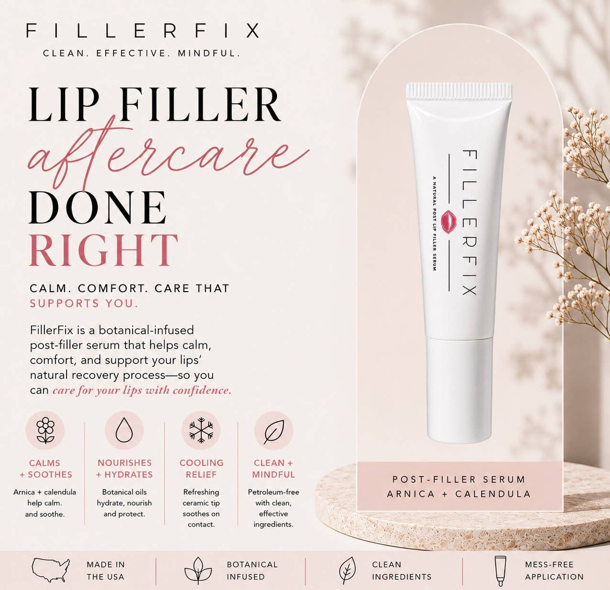 FillerFix – Lip Filler Aftercare Serum | Arnica Lip Care